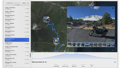 How to Organize Motorcycle Ride Photos with Your Routes featured image